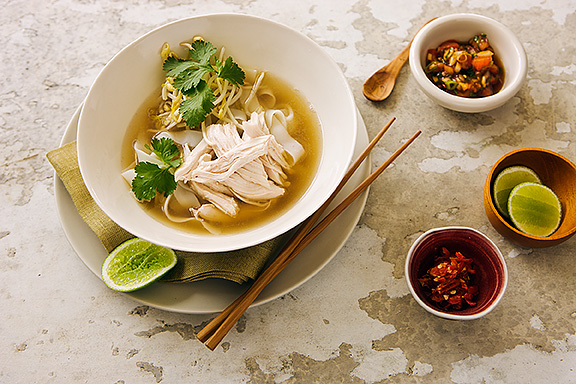 Vietnamese inspired chicken soup