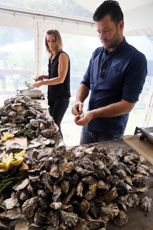 Ewan and Louisa from Signature Oysters Australia Image Edmond Thommen